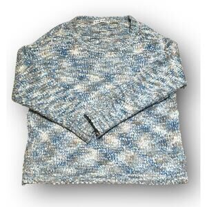Lemiore Made In japan Women Sweater Size Medium 19x21” Blue Brown